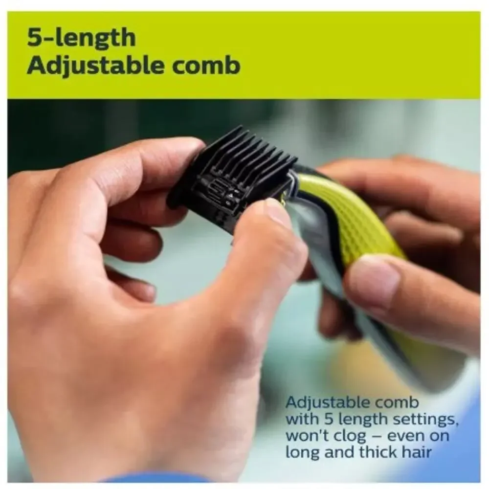 Open box Philips Norelco OneBlade 360 Face & Body Rechargeable Electric Shaver